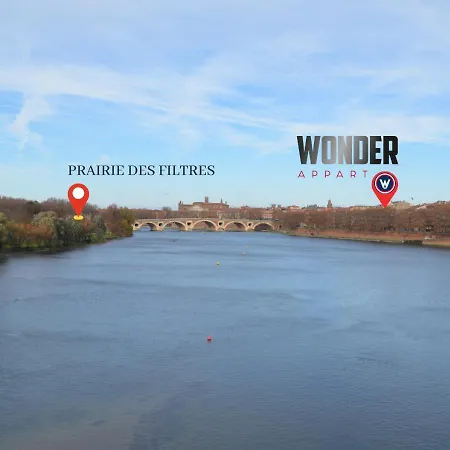 Wonder Appart' 402 - Vue Sur Garonne Toulouse Exterior photo
